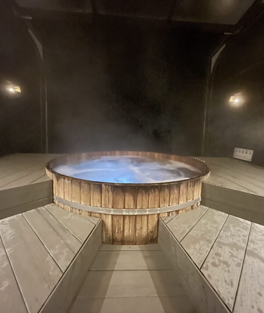 The ONSEN Hot Pool in Queenstown, New Zealand.